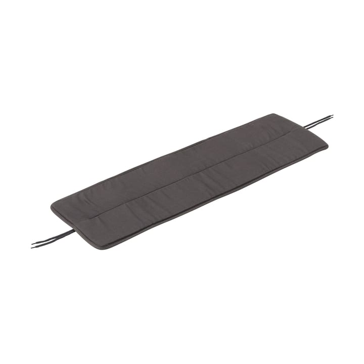 Linear steel bench pad110x32,5 cm - Dark grey - Muuto