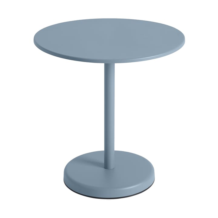 Linear steel café table V2 tafel Ø70 cm Pale blue - undefined - Muuto