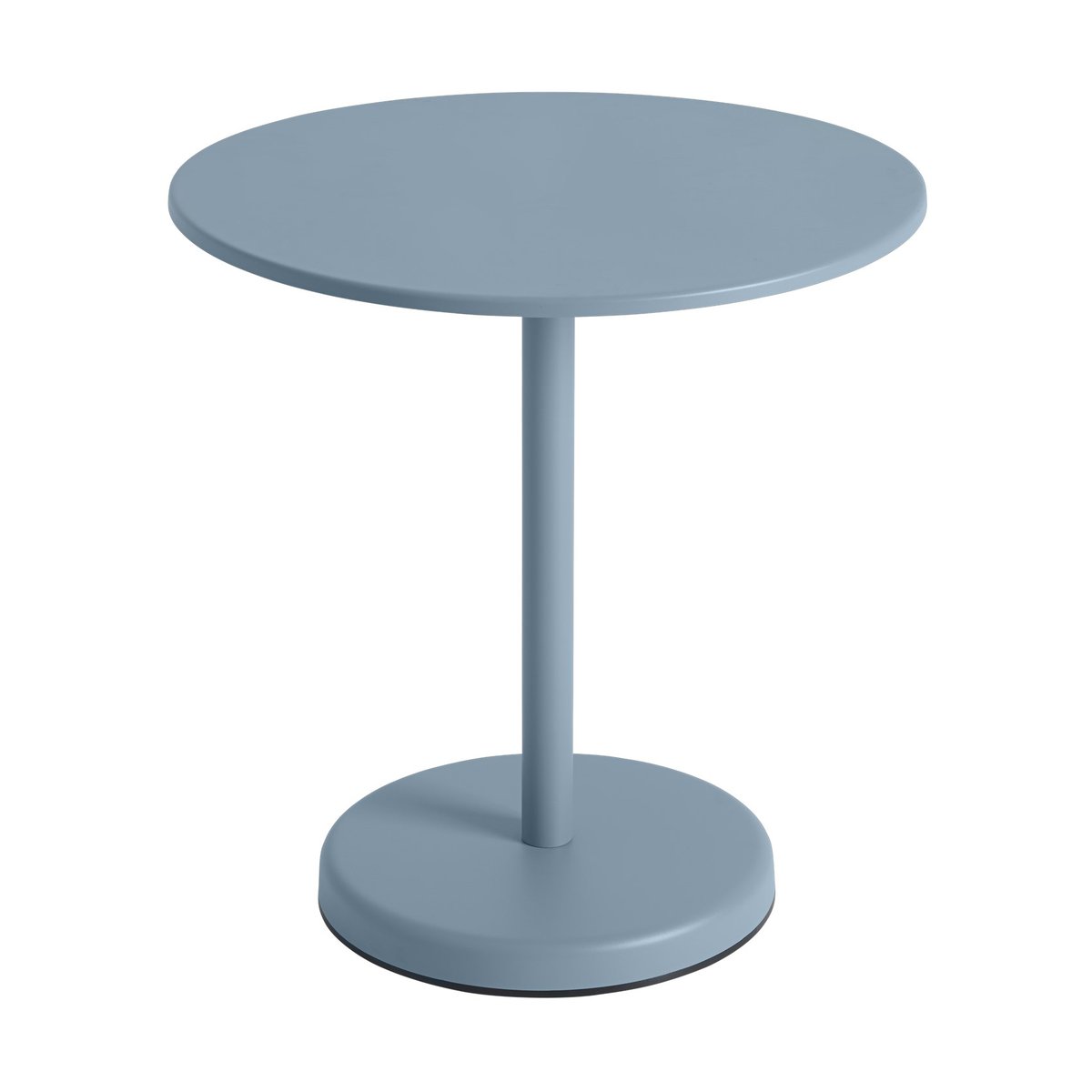 Muuto Linear steel café table V2 tafel o70 cm Pale blue