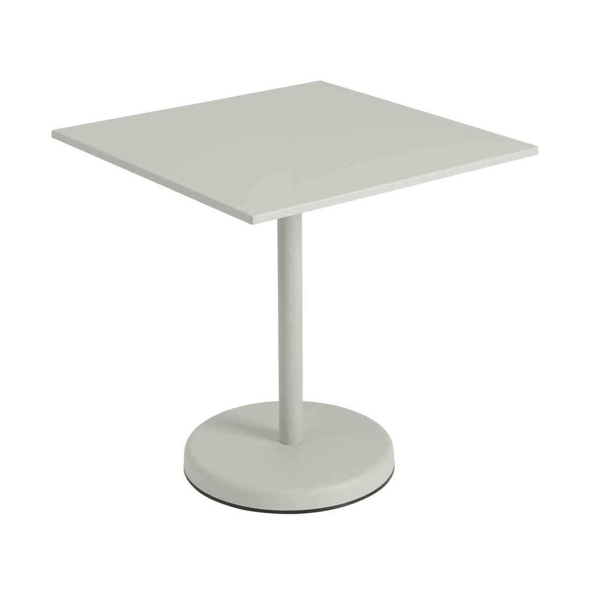 Muuto Linear steel café table V2 tafel 70x70 cm Grijs