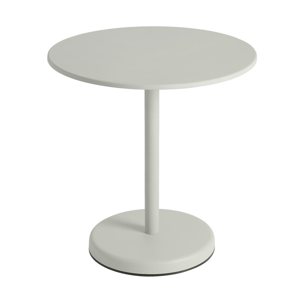 Muuto Linear steel café tableV2 tafel Ø70 cm Grey