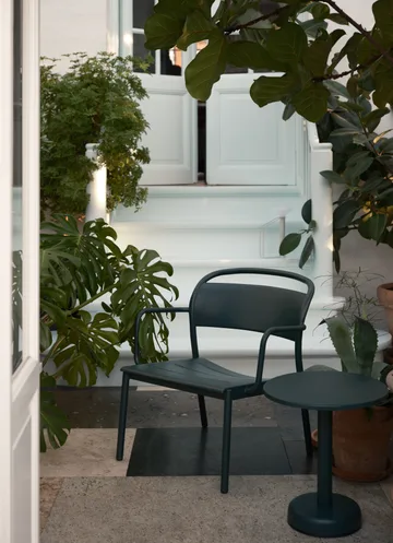 Linear Steel loungestoel - Donkergroen - Muuto