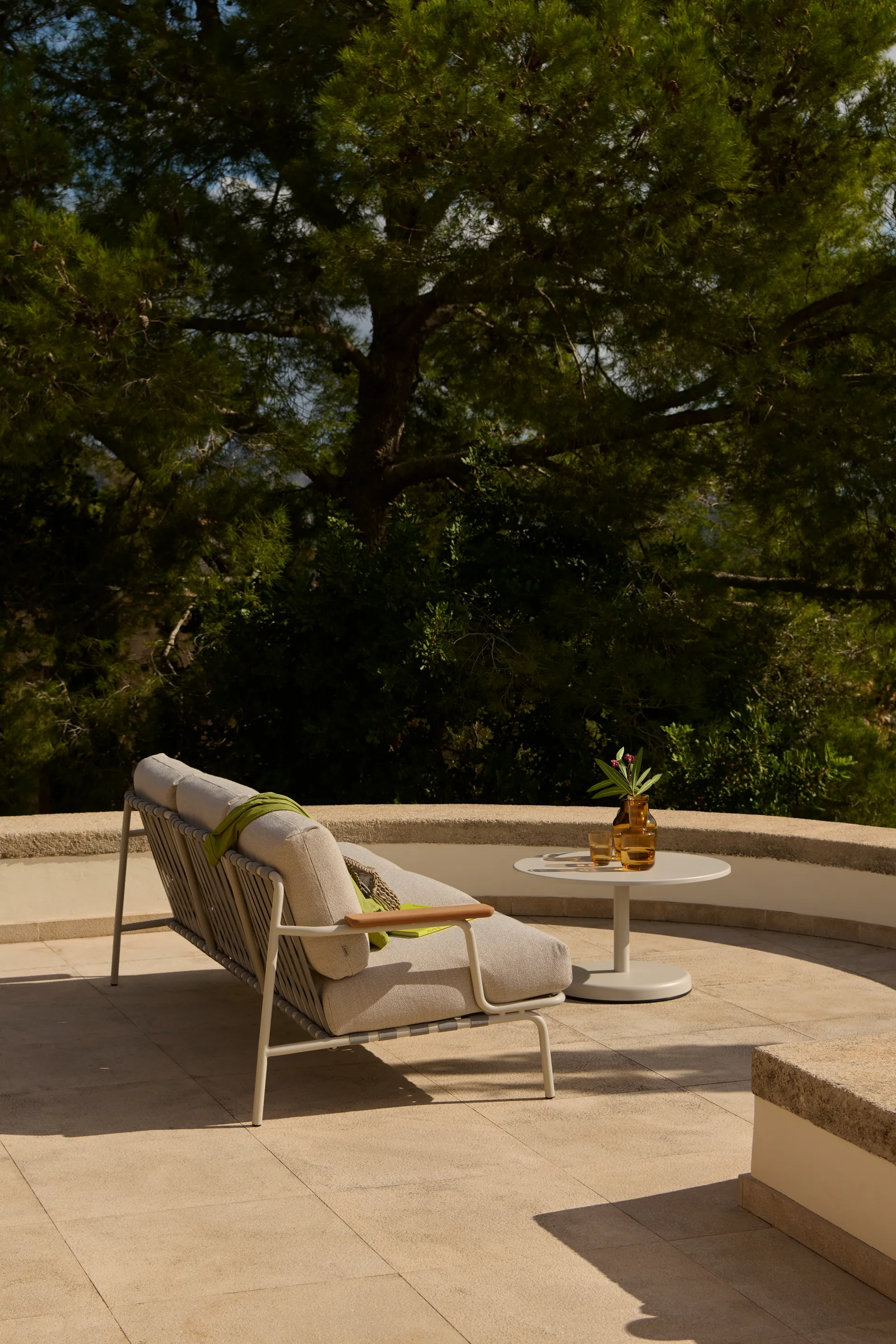 Linear Steel salontafel, Grijs, Ø70x40 cm Muuto