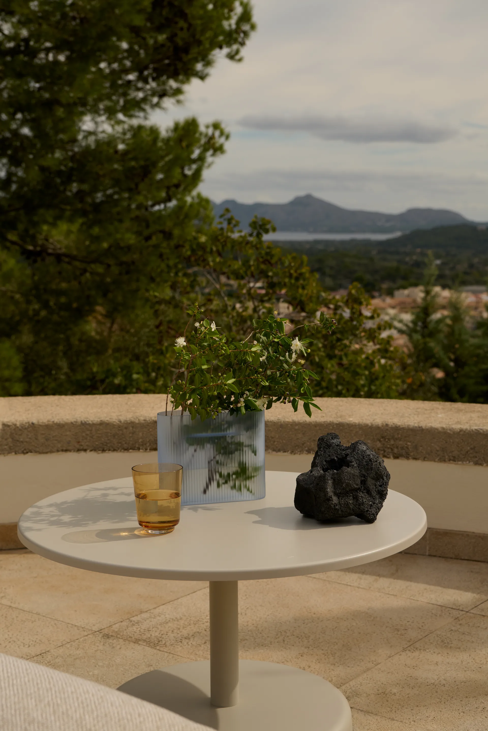 Linear Steel salontafel, Grijs, Ø70x40 cm Muuto