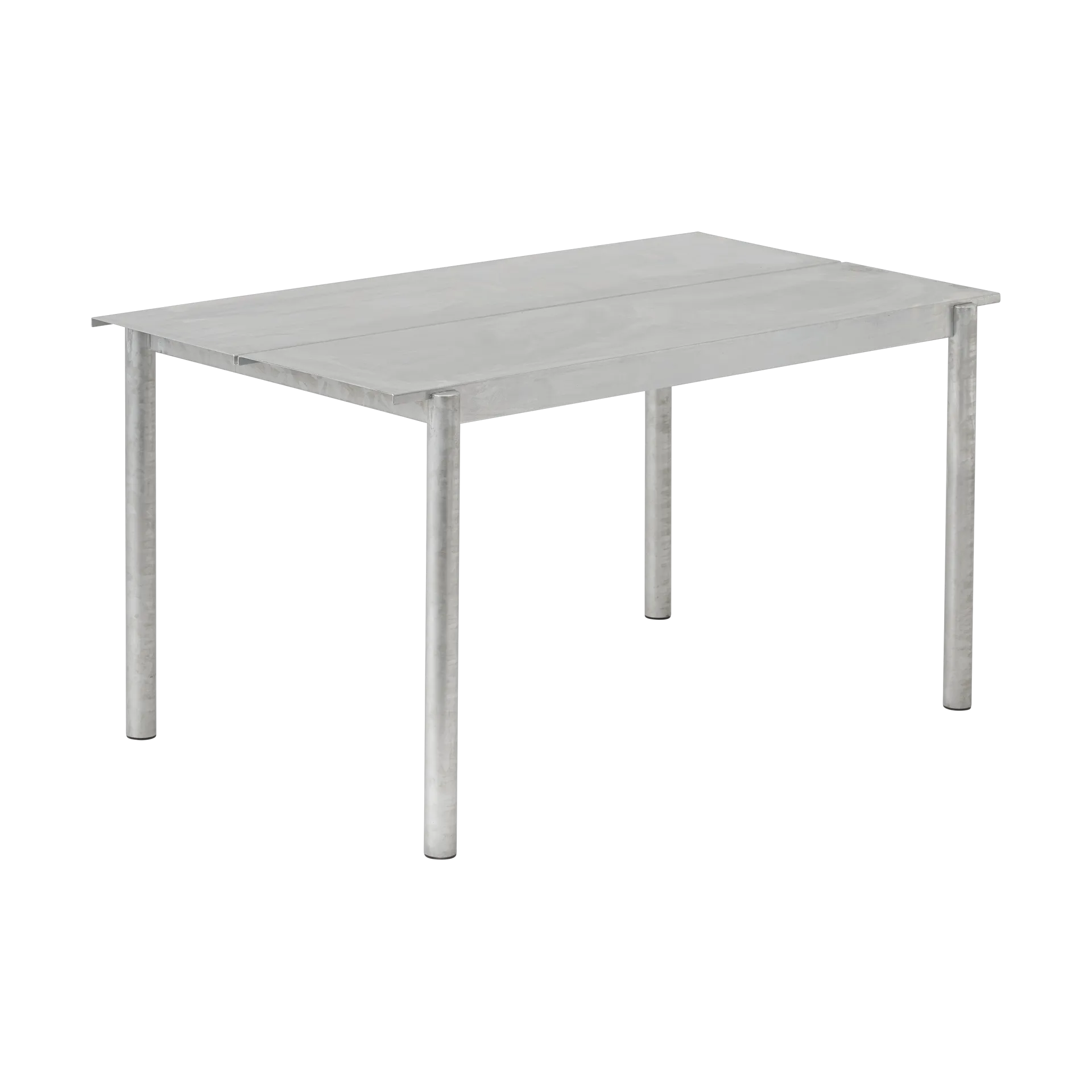 Linear Steel tafel 140x75 cm, Warm galvanized steel Muuto