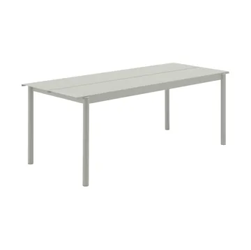 Linear Steel tafel 200x75 cm - Grey - Muuto