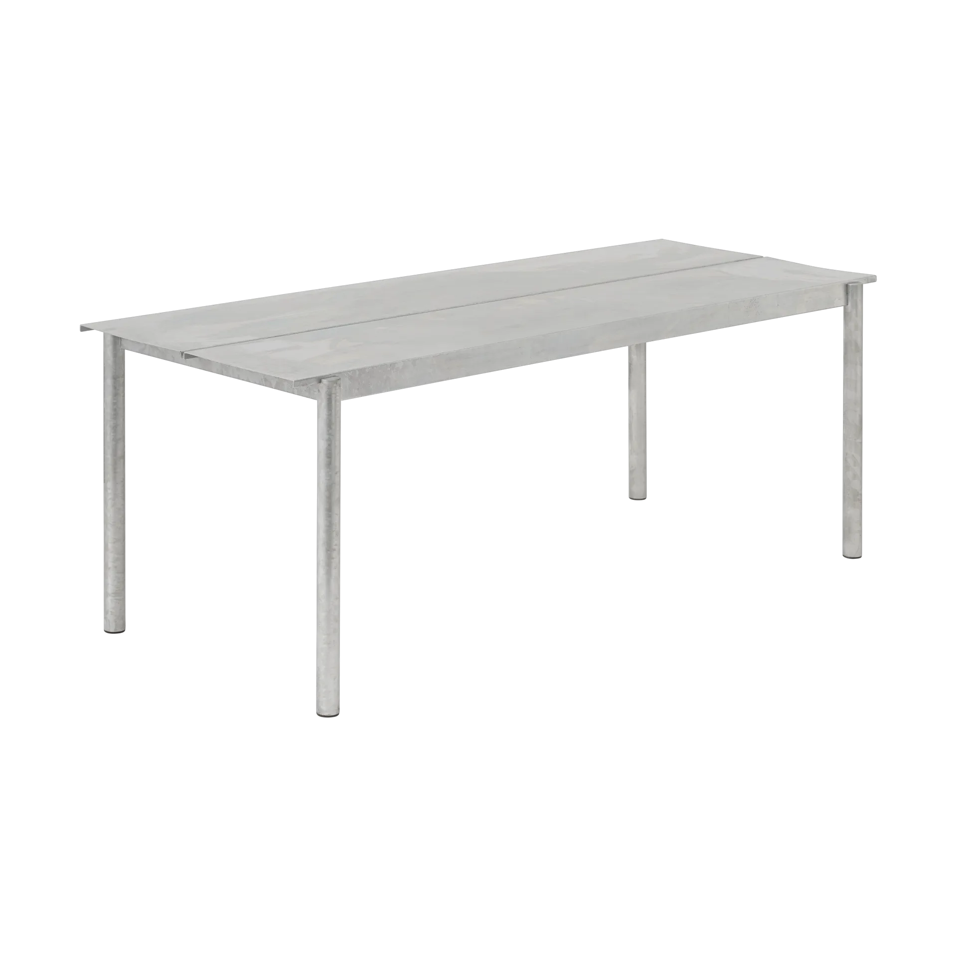 Linear Steel tafel 200x75 cm, Warm galvanized steel Muuto