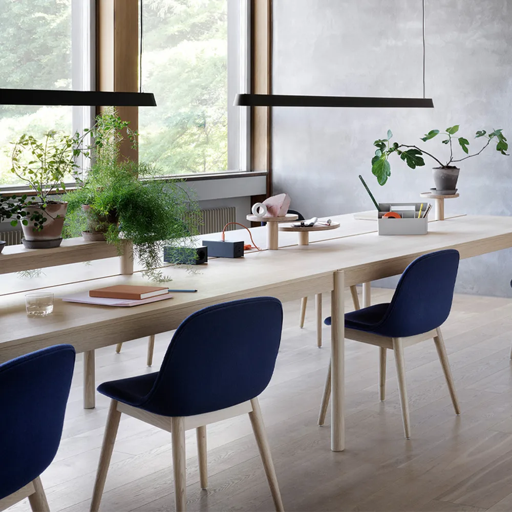 Linear System dienblad, Oak Ø36 cm Muuto