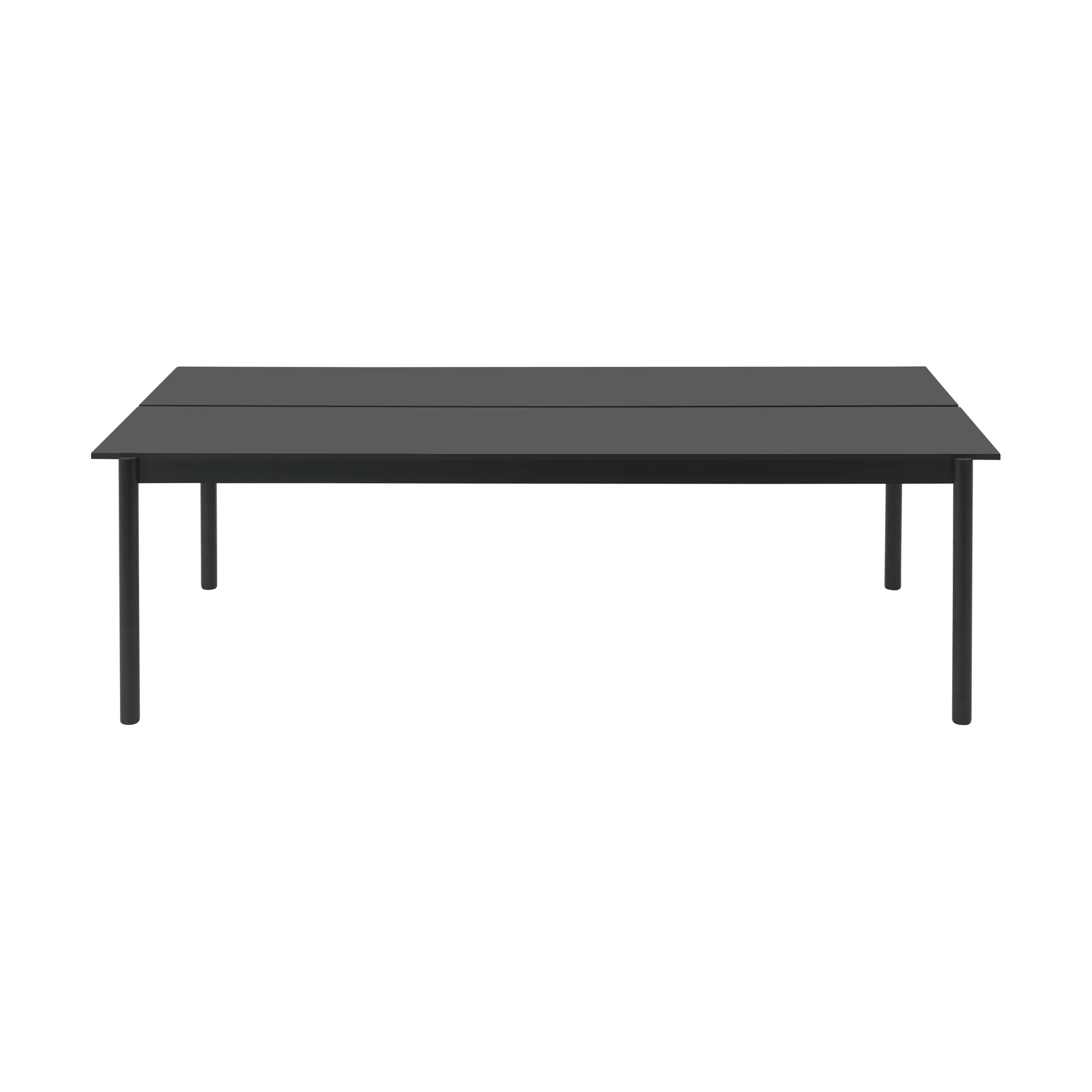 Linear System eettafel 110x240 cm, Black nanolaminate-black-black Muuto