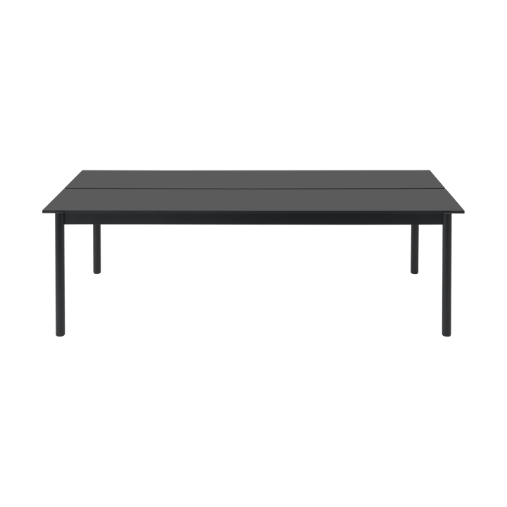Linear System eettafel 110x240 cm - Black nanolaminate-black-black - Muuto