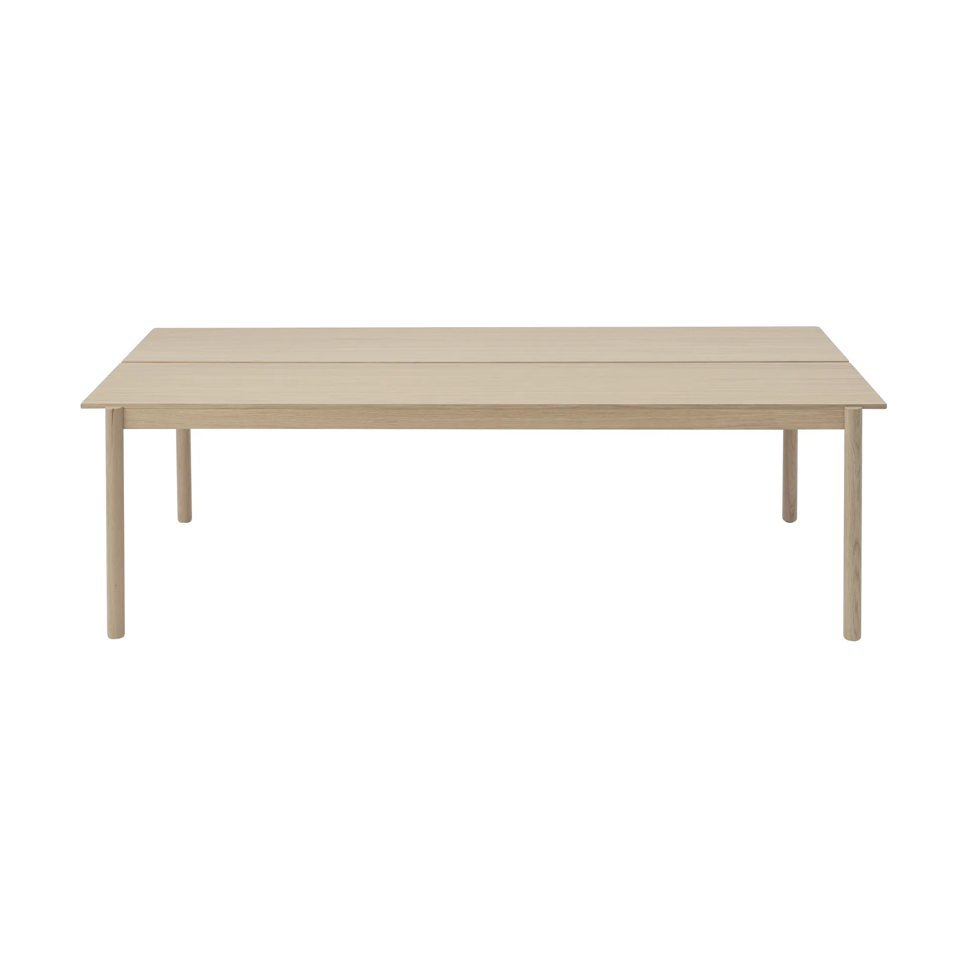 Linear System eettafel 110x240 cm, Oak veneer-oak Muuto