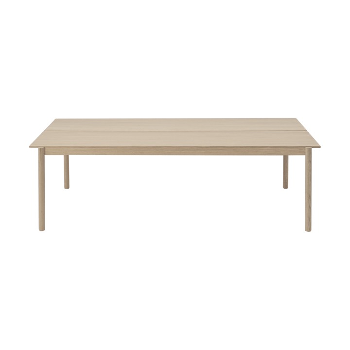 Linear System eettafel 110x240 cm - Oak veneer-oak - Muuto