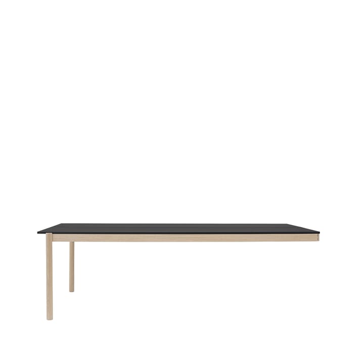 Linear System End Module tafel - Black-Oak 240x142 cm - Muuto