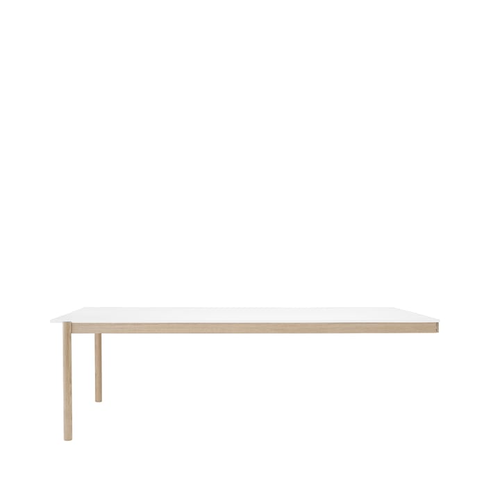 Linear System End Module tafel - White laminate-Oak 240x142 cm - Muuto