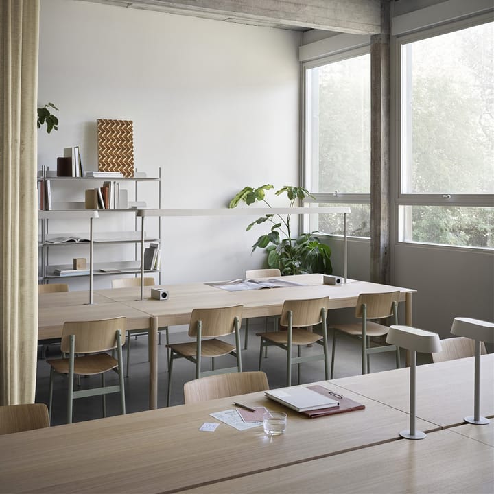 Linear System Middle Module tafel, Oak veneer-Oak Muuto