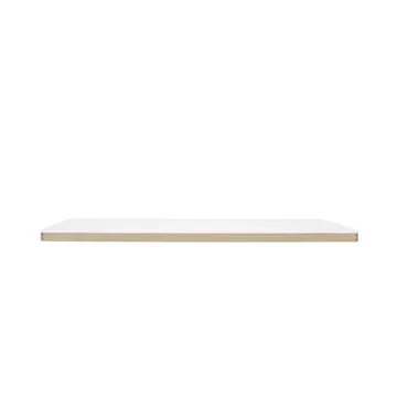 Linear System Middle Module tafel - White laminate-ABS-Oak - Muuto