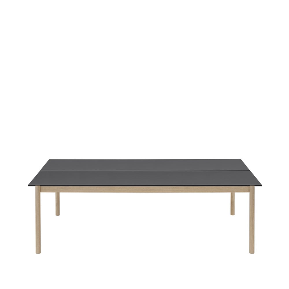Muuto Linear System tafel Black nanolaminate-Black-Oak