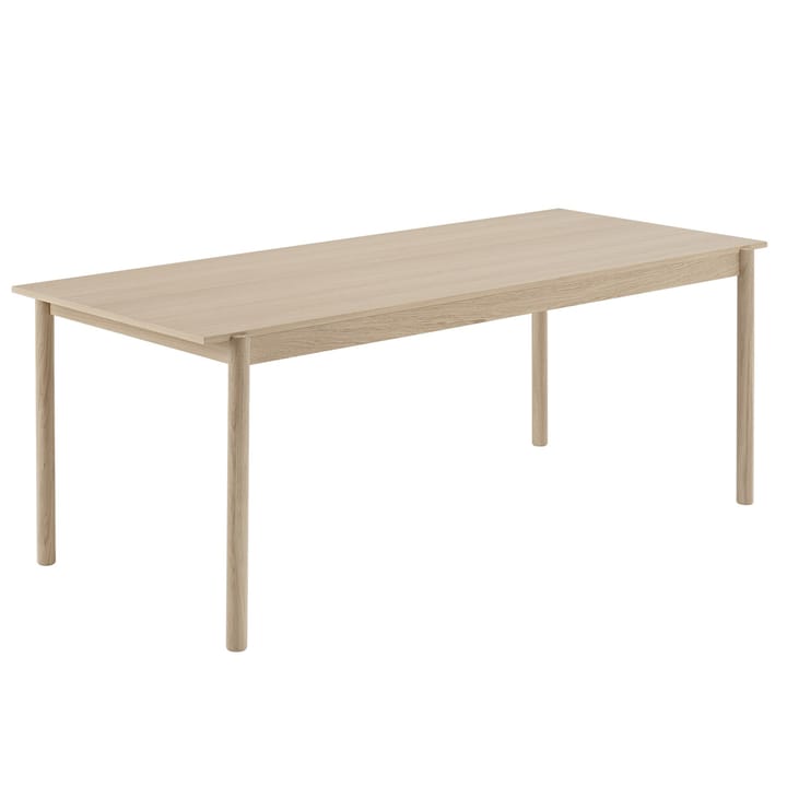 Linear tafel, eiken - 90 x 200 cm - Muuto