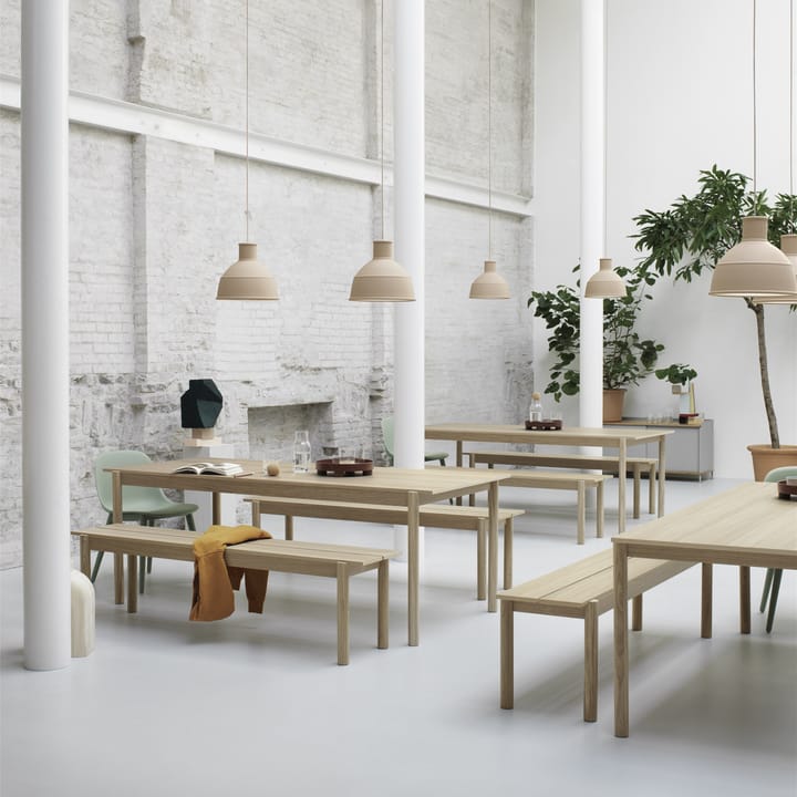 Linear tafel, eiken, 90 x 200 cm Muuto