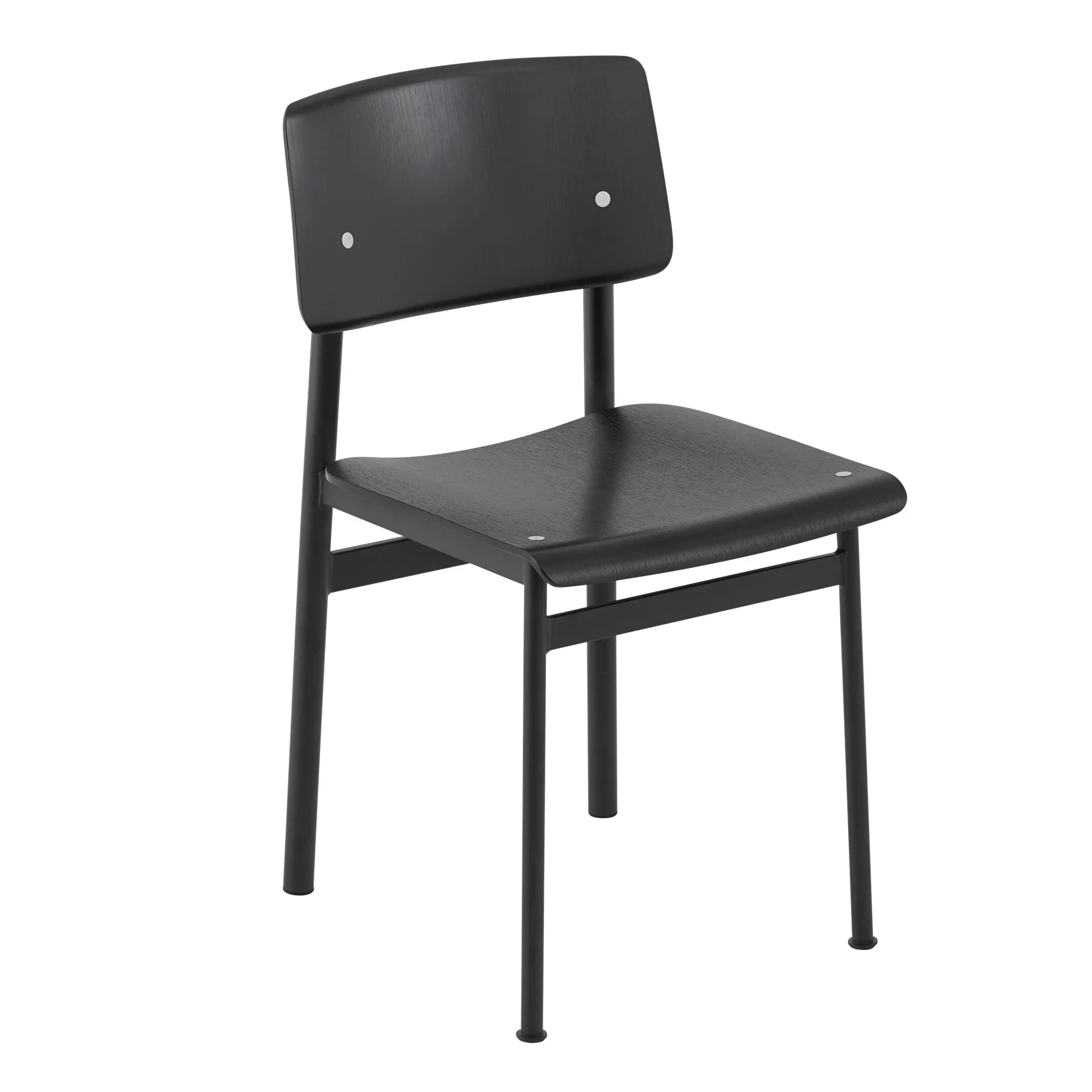 Loft Chair stoel, Black-black Muuto