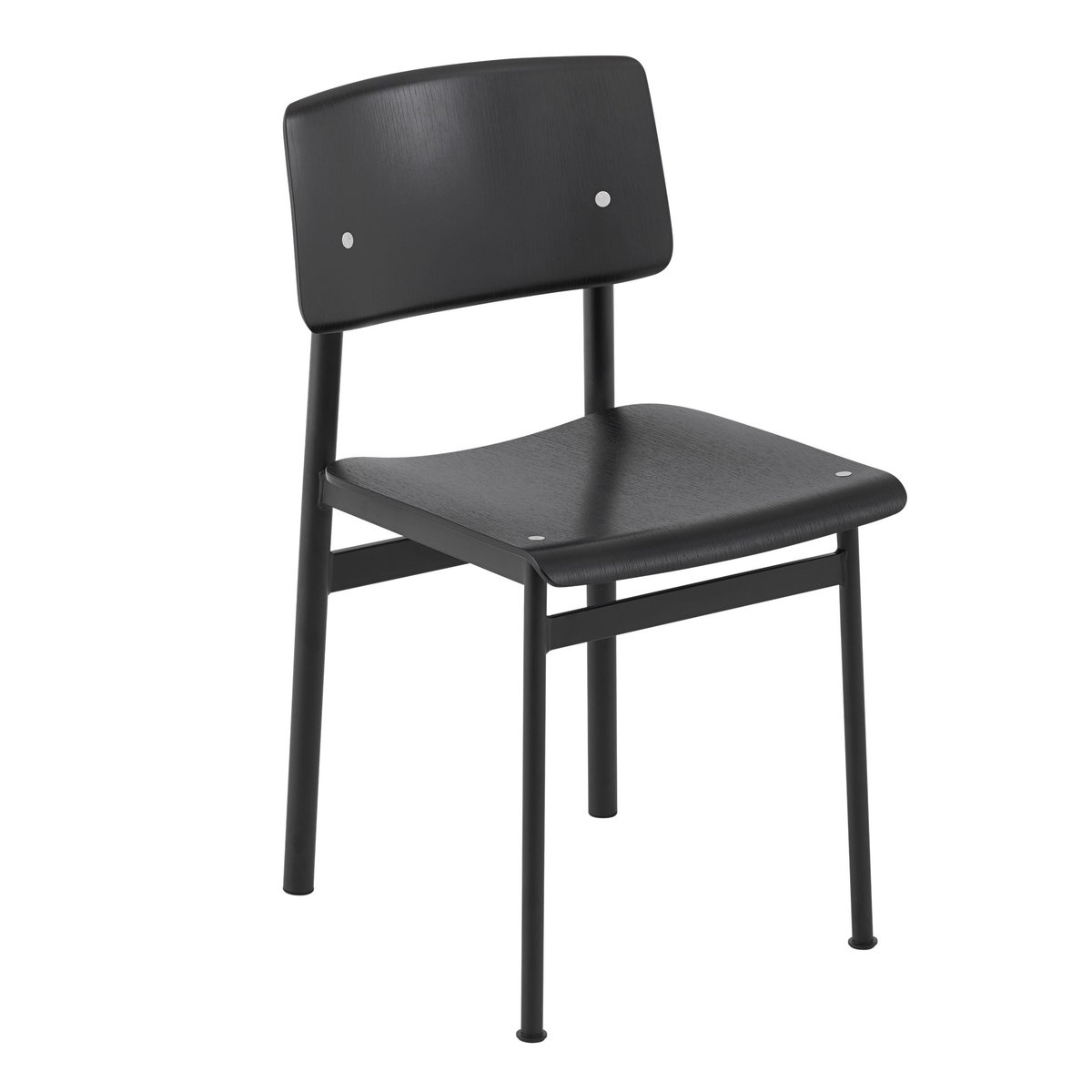 Muuto Loft Chair stoel Black-black