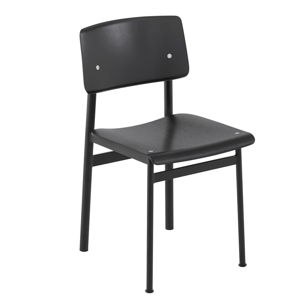 Muuto Loft Chair stoel Black-black | Scandinavisch Interieur | Stoelen | Zwart