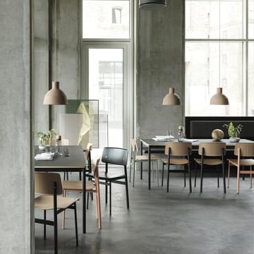 Loft Chair stoel - dusty green-eiken - Muuto