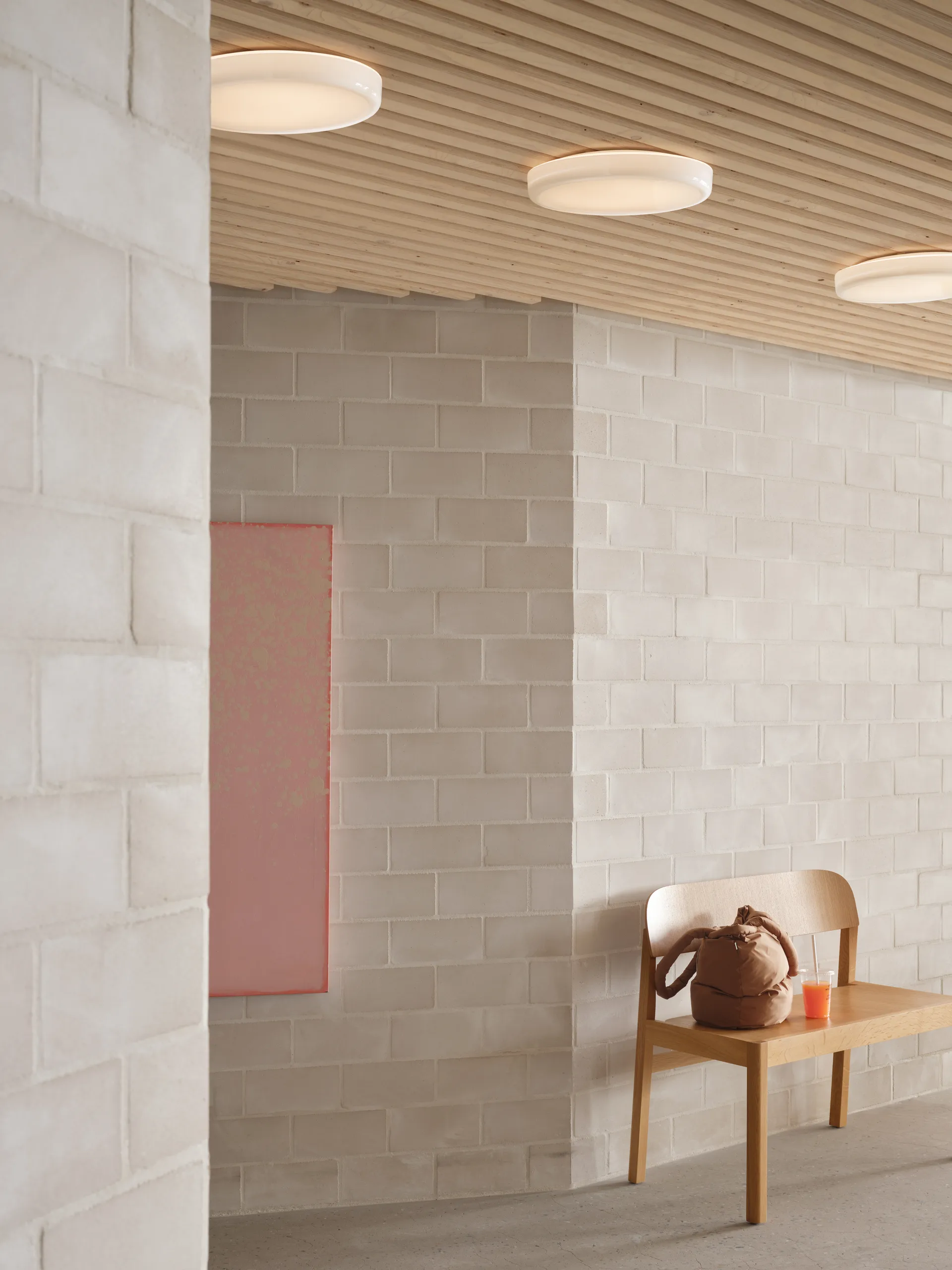 Looped plafond, Wit Muuto