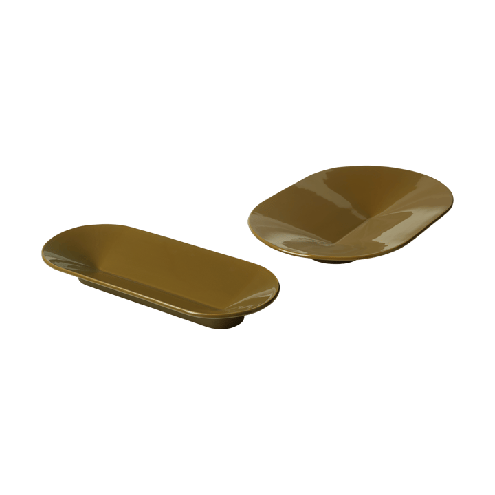Mere schaal 51,5x21,5 cm, Brown Green Muuto