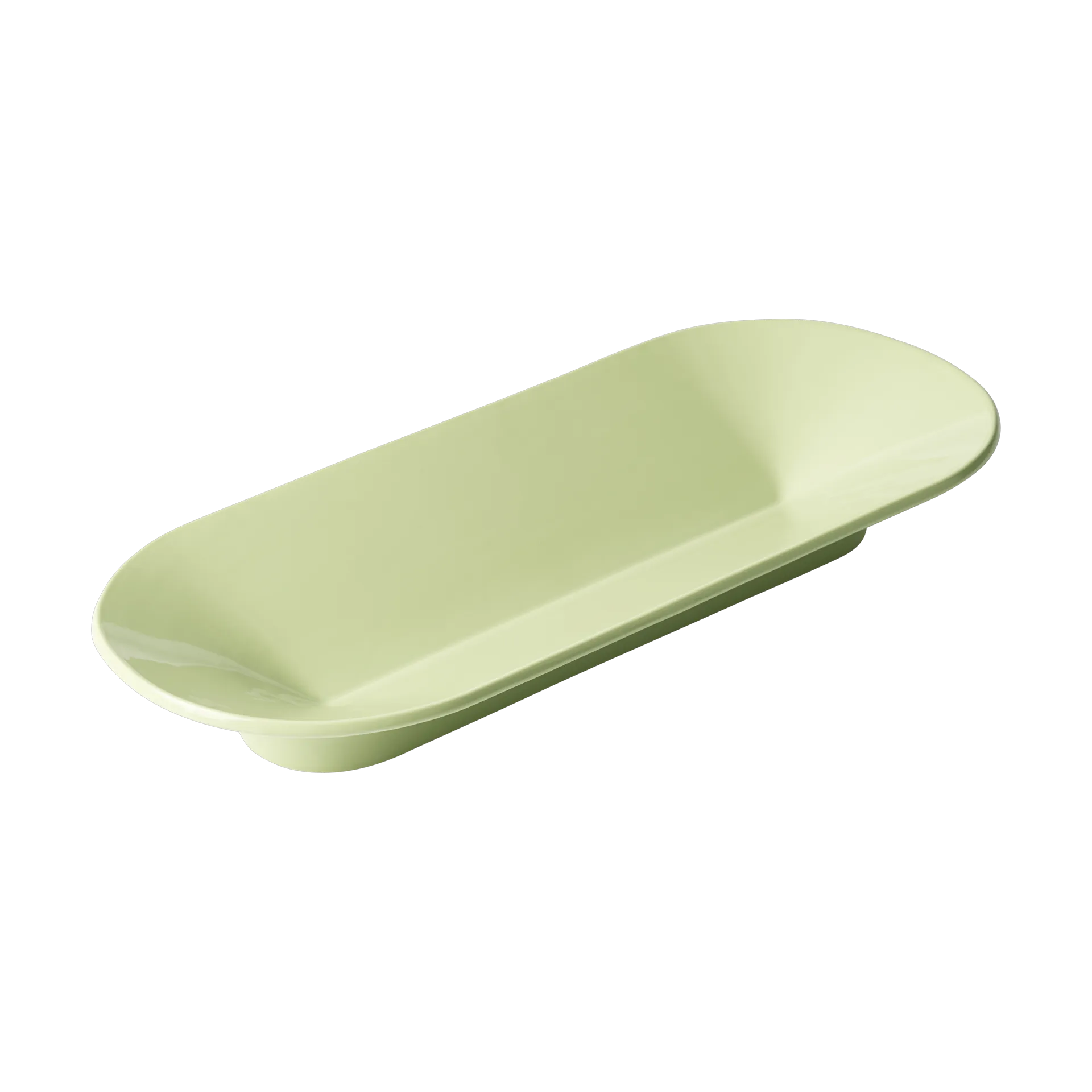 Mere schaal 51,5x21,5 cm, Light Green Muuto