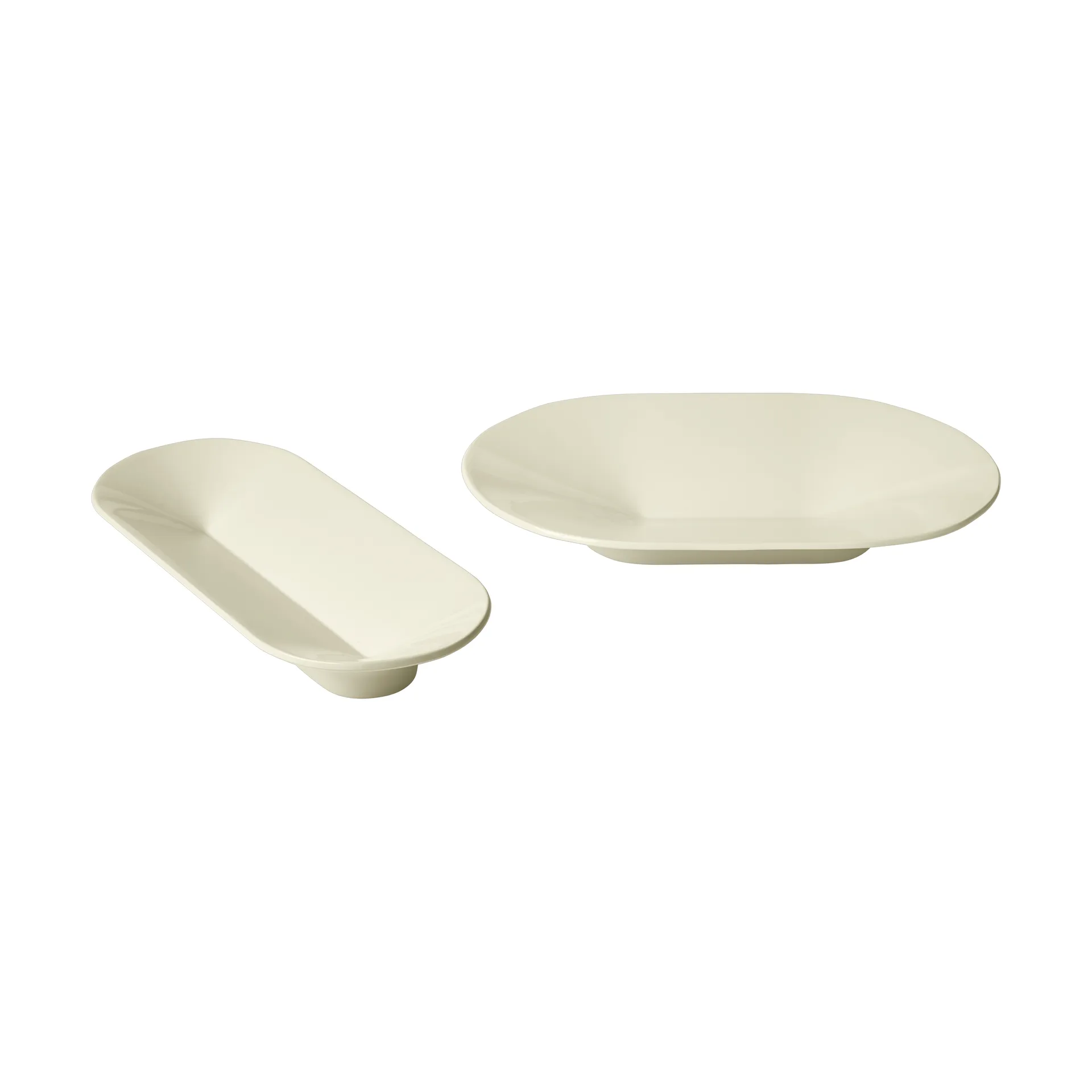 Mere schaal 51,5x21,5 cm, Off-White Muuto