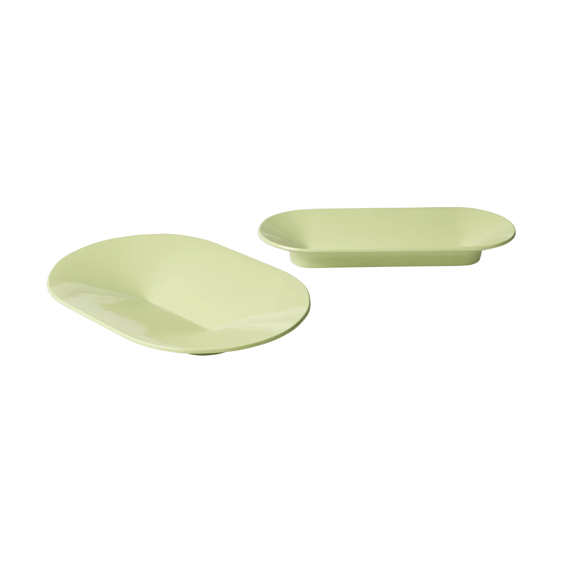 Mere schaal 52x36 cm, Light Green Muuto