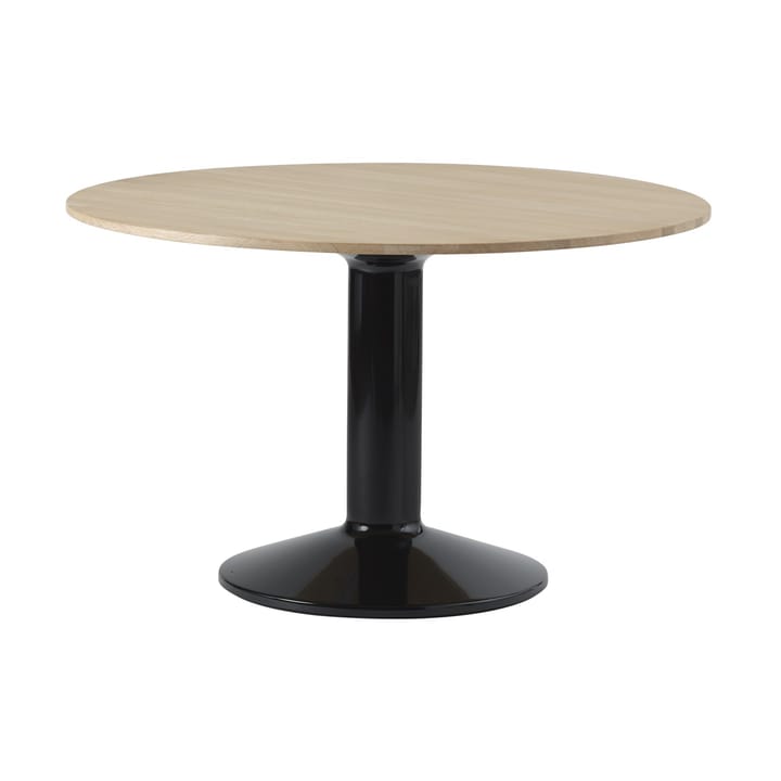 Midst cafétafel Ø120 cm - Oiled Oak-Black - Muuto