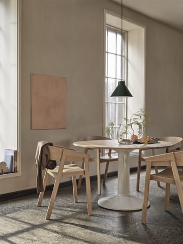 Midst cafétafel Ø120 cm - Oiled Oak-Grey - Muuto