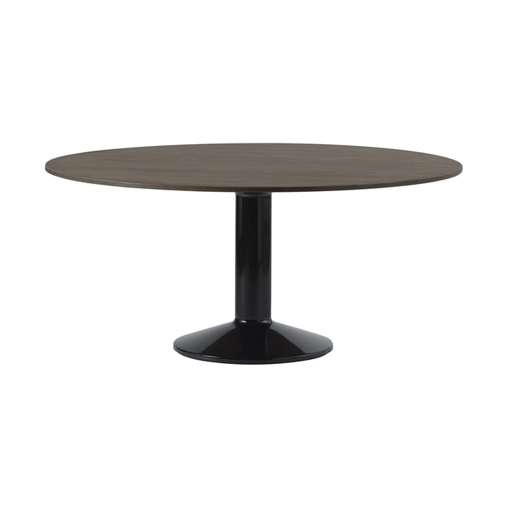 Midst cafétafel Ø160 cm - Dark Oiled Oak-Black - Muuto