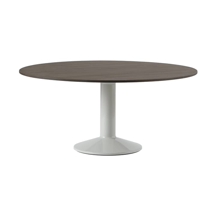 Midst cafétafel Ø160 cm - Dark Oiled Oak-Grey - Muuto