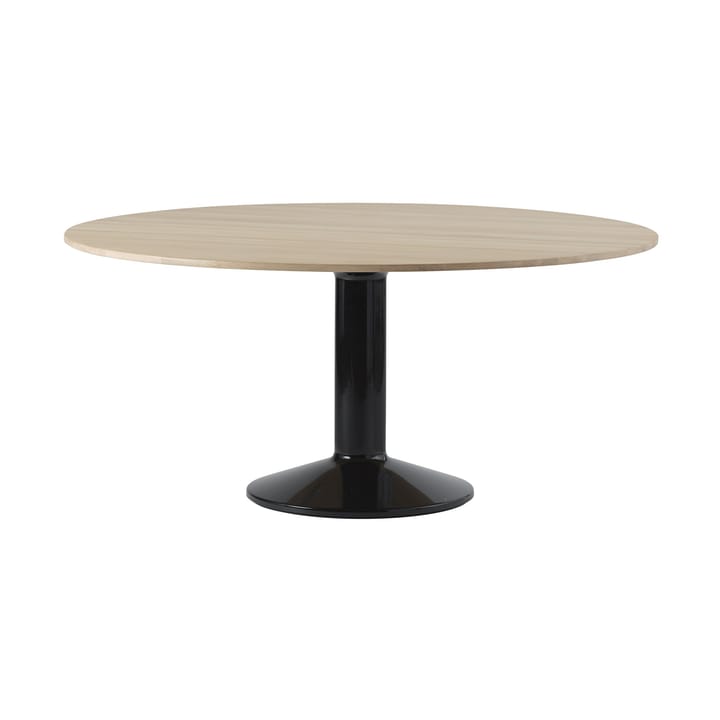 Midst cafétafel Ø160 cm - Oiled Oak-Black - Muuto