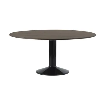Midst cafétafel - Dark oiled oak-black, Ø160 cm - Muuto