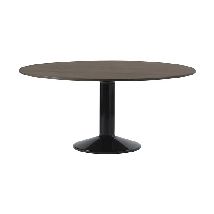Midst cafétafel - Dark oiled oak-black, Ø160 cm - Muuto