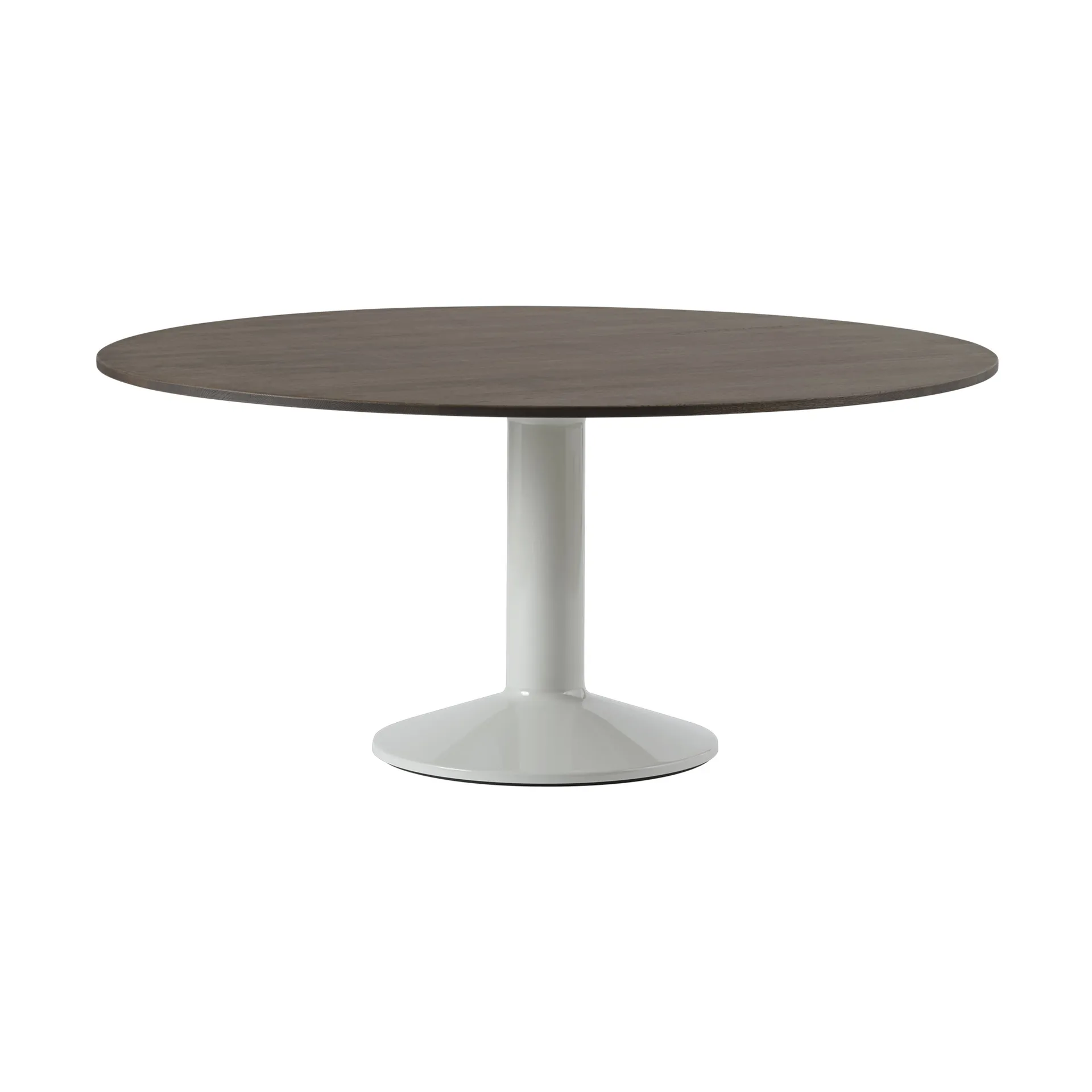 Midst cafétafel, Dark oiled oak-grey, Ø160 cm Muuto