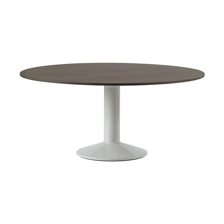 Midst cafétafel - Dark oiled oak-grey, Ø160 cm - Muuto