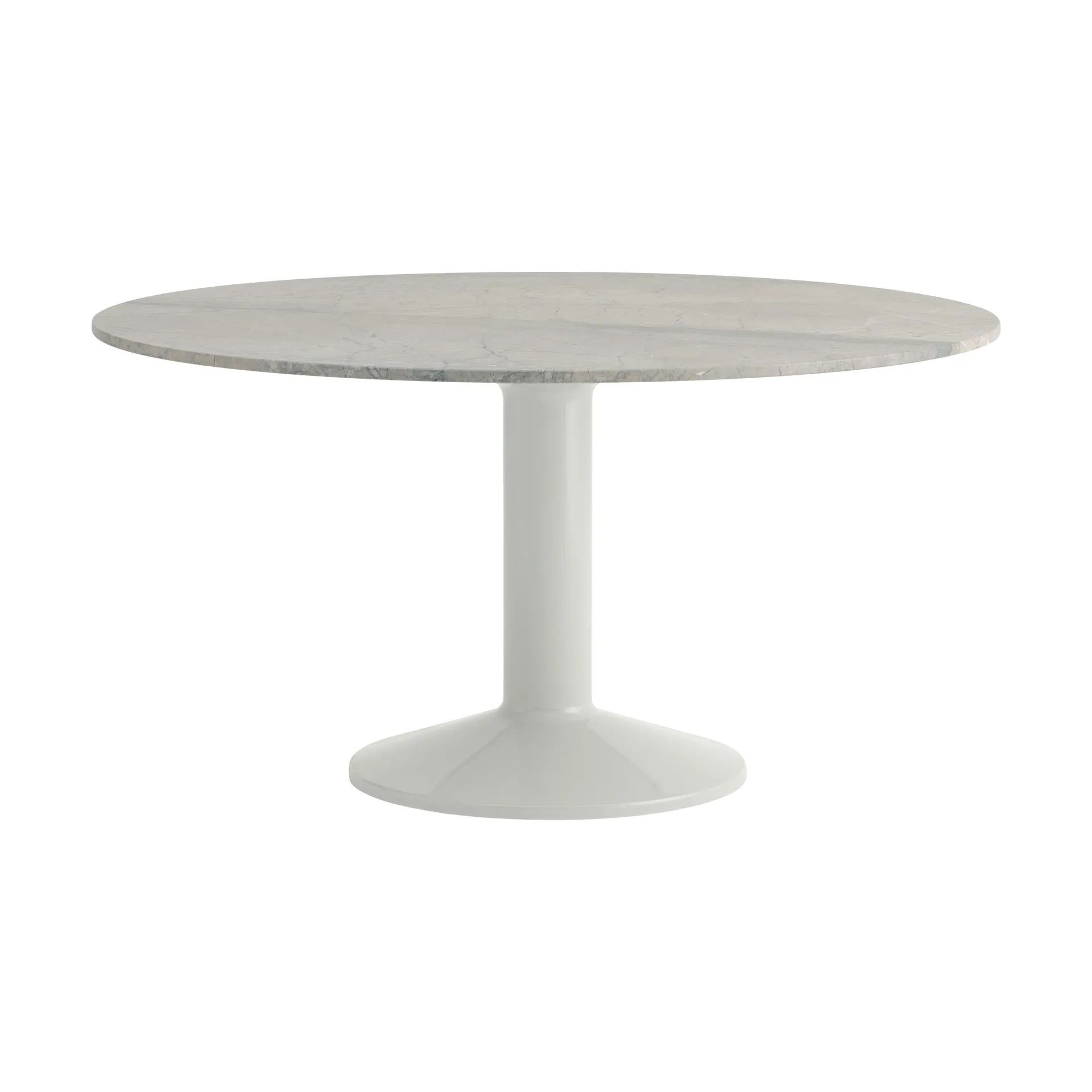 Midst cafétafel, Grey marble-grey, Ø140 cm Muuto