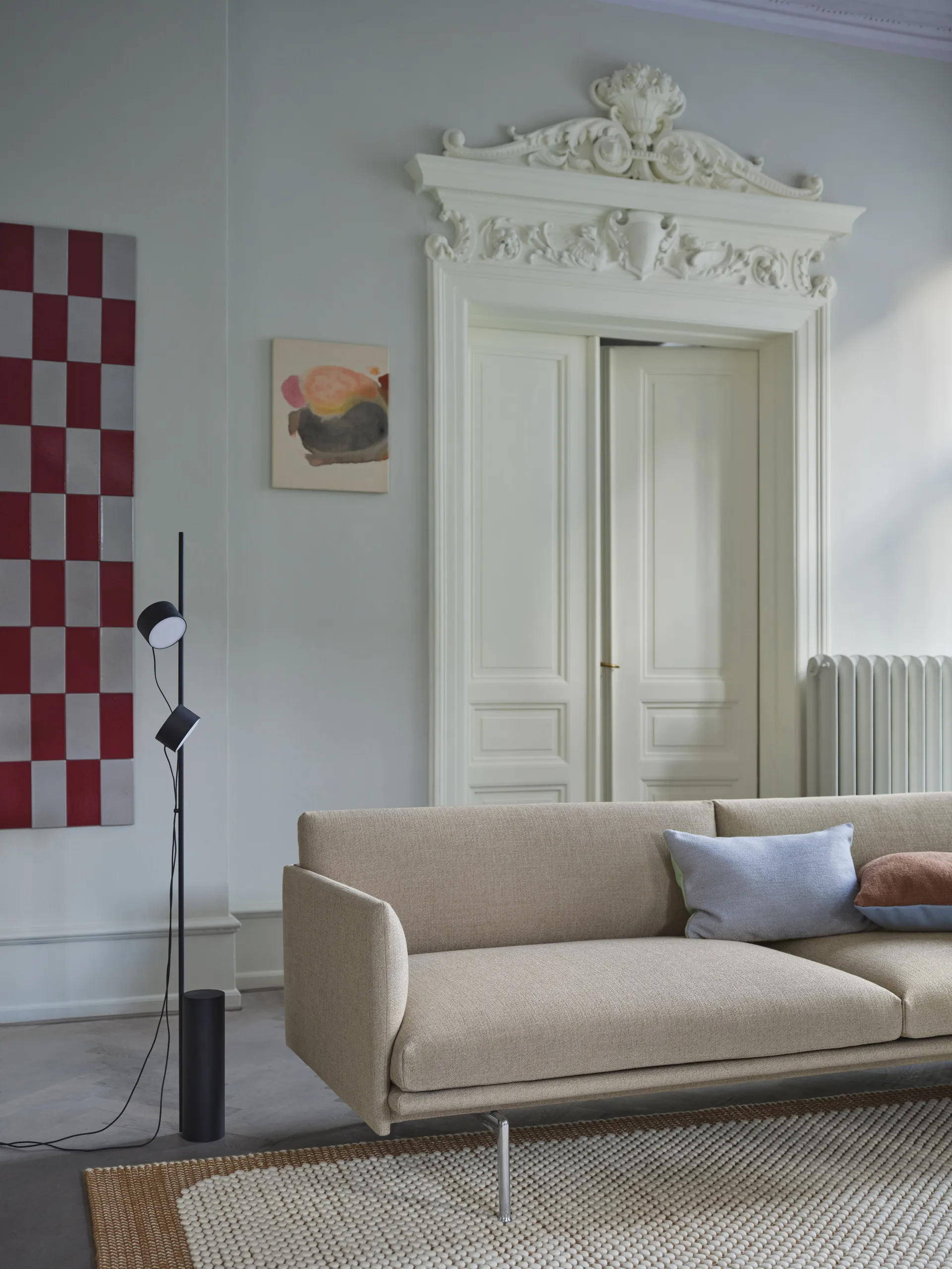 Mingle kussen 35x55 cm, Light Blue-Mint Muuto