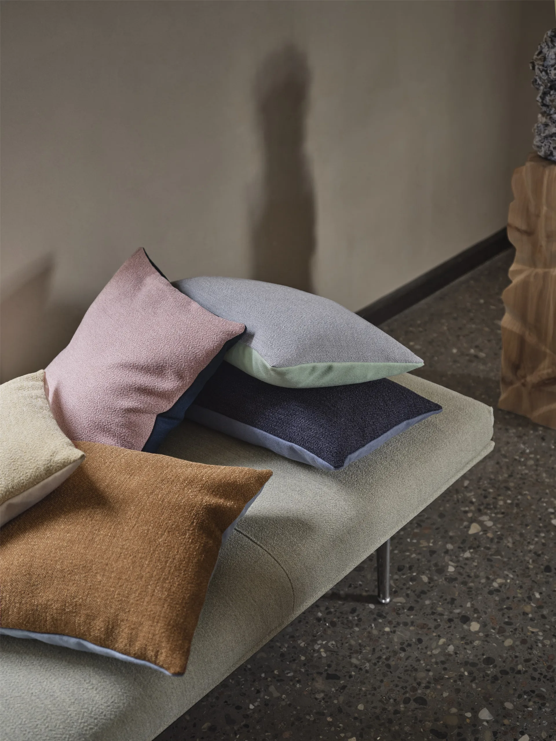 Mingle kussen 45x45 cm, Light Blue-Mint Muuto