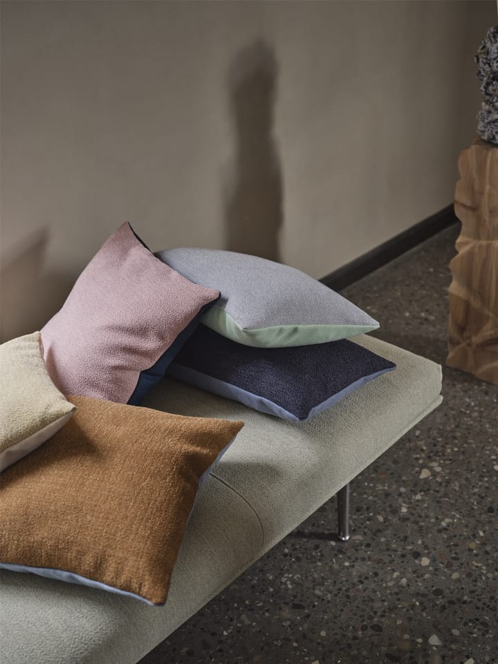 Mingle kussen 45x45 cm, Rose-Petroleum Muuto