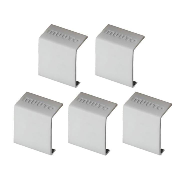 Mini stacked 2.0 clips - 5 pack - lichtgrijs - Muuto