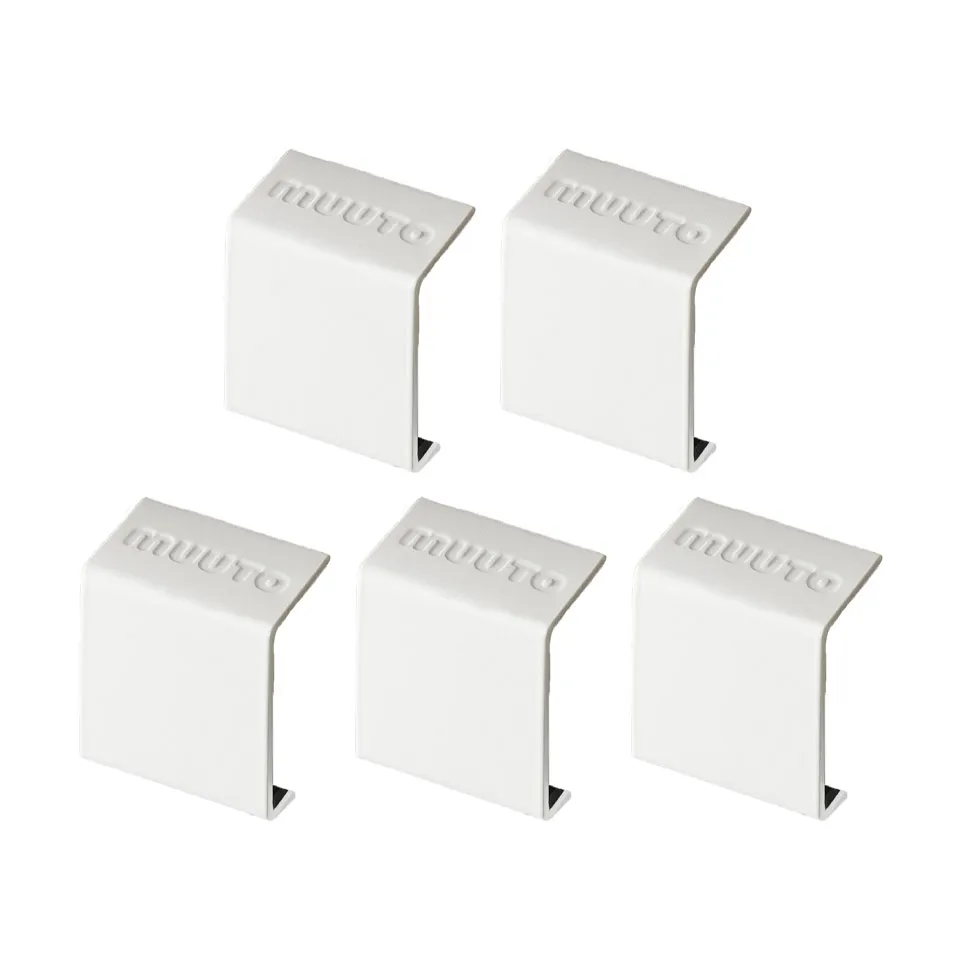 Mini stacked 2.0 clips - 5 pack, wit Muuto