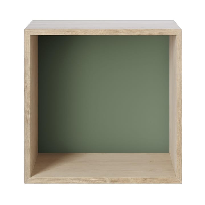 Mini stacked 2.0 kast - middel - eiken-groen - Muuto