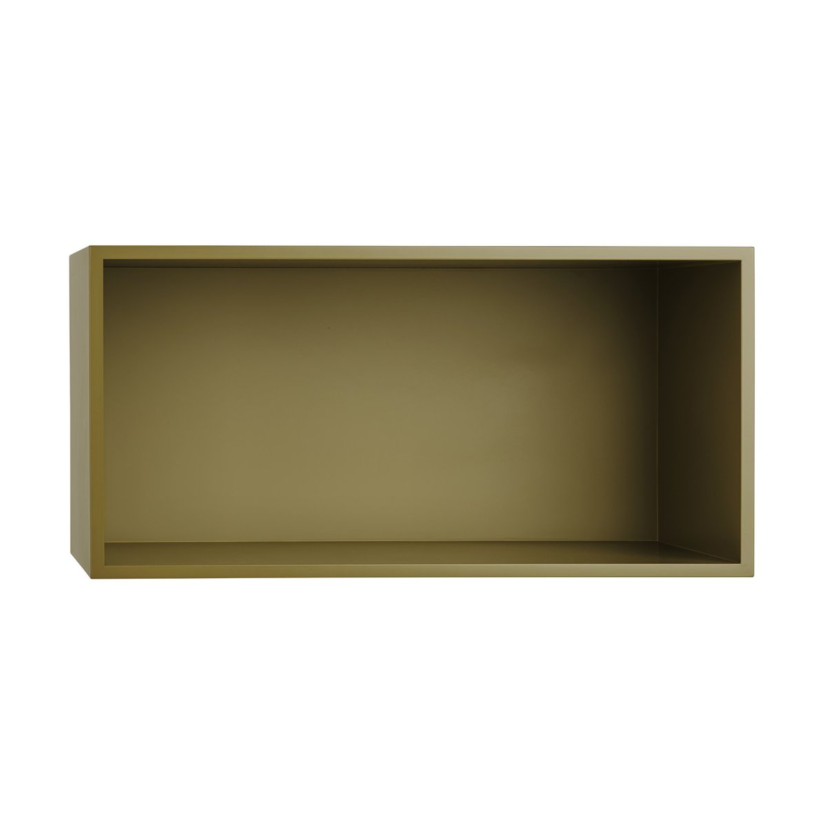 Muuto Mini stacked kast large Brown-green | Scandinavisch Interieur | Planken & planksystemen | Bruin