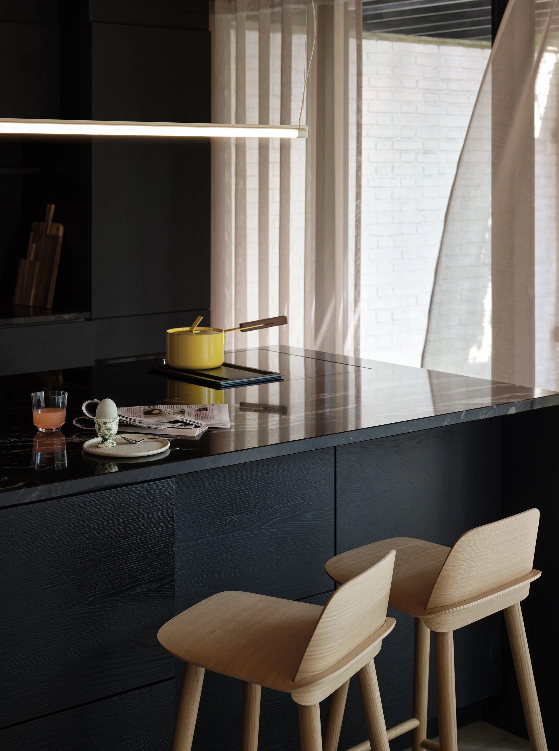 Nerd barkruk 65 cm., eiken Muuto